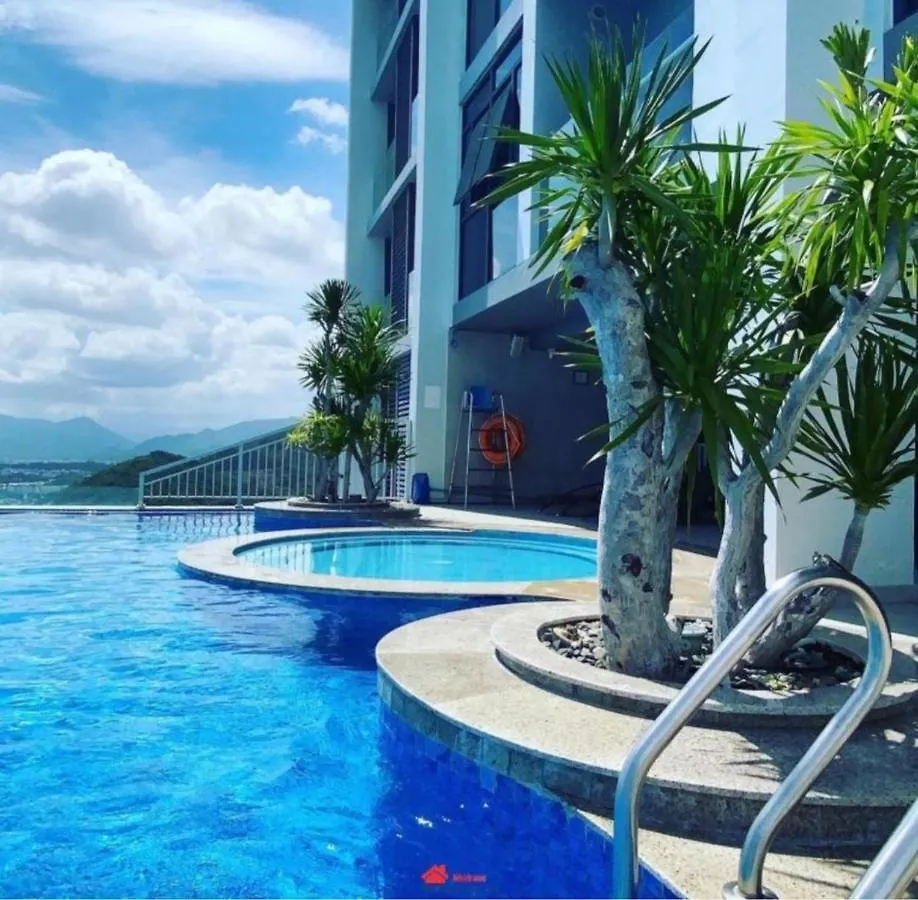 Beachfront Scenia Bay Apartment 芽庄 0*,  越南